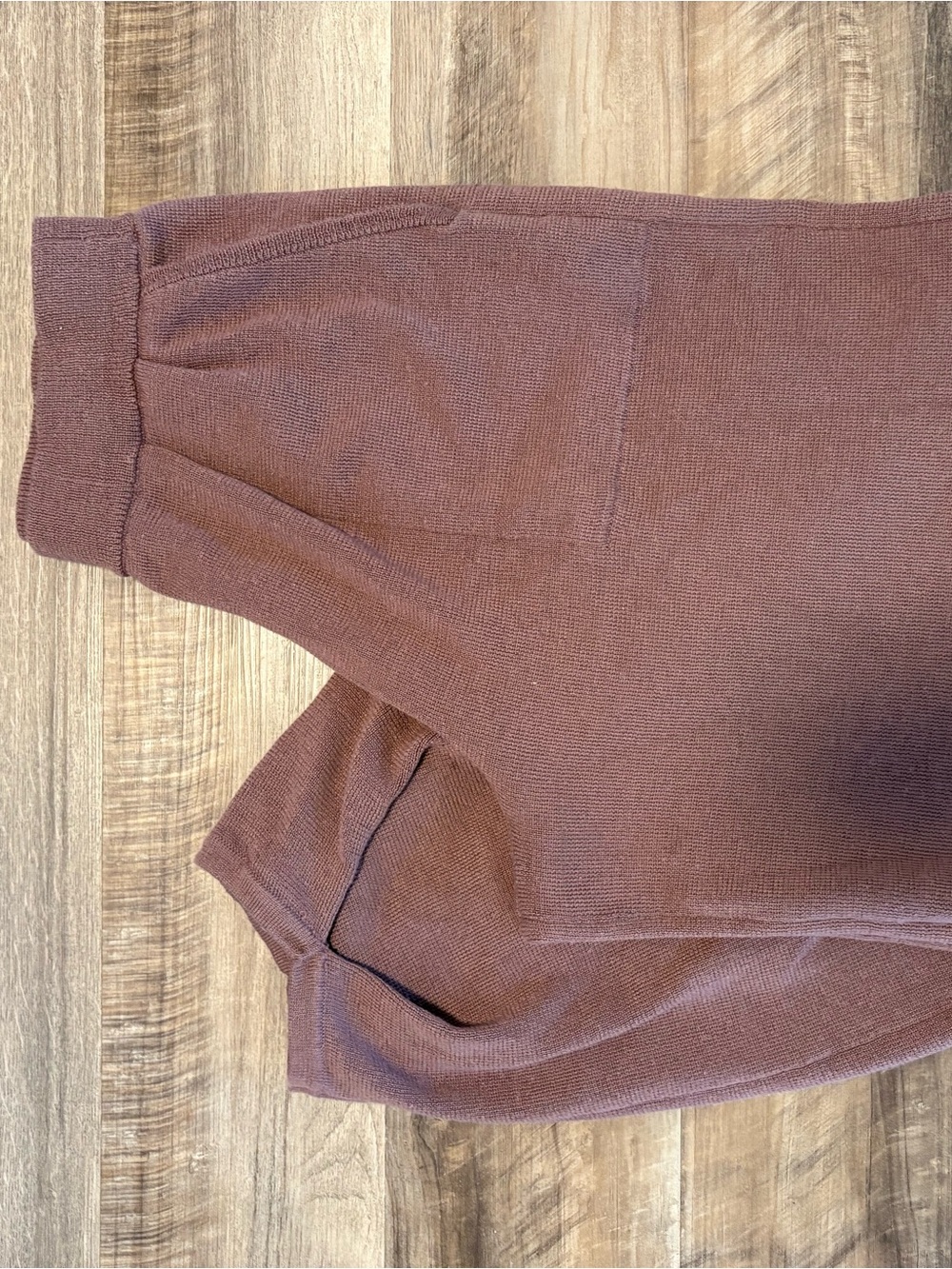 Free People Mauve Brown Knit Joggers